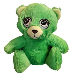 A&A Global Industries Plush Stuffed Bear Animal Baby Jungle Toy Green 10"